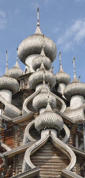 Cedar church in Russia Cedar church in Russia